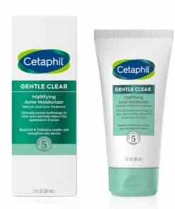 Cetaphil Gentle Clear Mattifying Acne Moisturizer, 3 fl oz 89ml